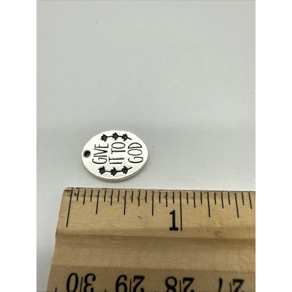 James Avery Sterling Silver Charm “ Leave It To God” - Picture 4 of 4